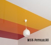 Профессиональная пайка цветных полотен в единый натяжной потолок