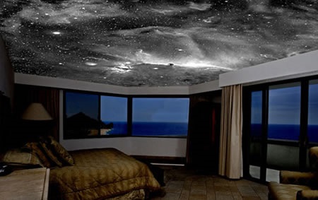 Натяжные потолки «Ночное небо»