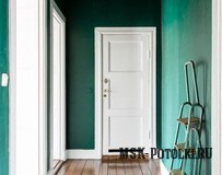 Яркие натяжные потолки: цвет зеленый